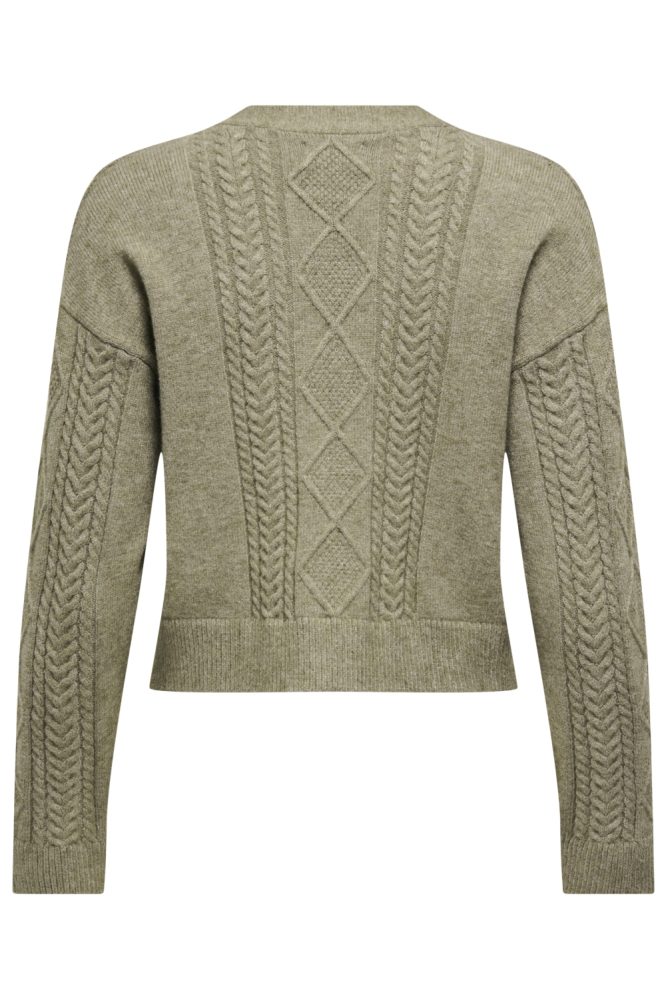 ONLFIA LIFE LS STRING CARDIGAN KNT 15322412 CUB/ W. MELANGE